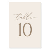 Elegant Ivory and Gold Calligraphy Wedding Kaart (Achterkant)