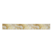 Elegant Ivory Marble and Gold Glitter Lint (Voorkant)