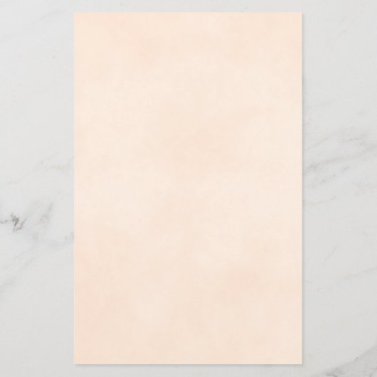 Elegant Ivory Peach Roos BUDGET Weddenschap Uitnod (Achterkant)