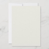 Elegant  Ivory White Cream Floral Wedding Kaart (Achterkant)