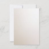 Elegant Ivory White Flowers RSVP Card (Achterkant)