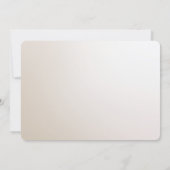 Elegant Ivory White Flowers Save The Date (Achterkant)