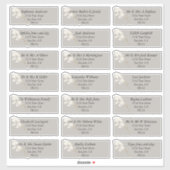 Elegant Ivory White Pampas Grass Sticker (Vel)