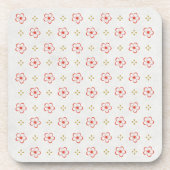 Elegant Japanese Plum Blossom Bier Onderzetter (Voorkant)