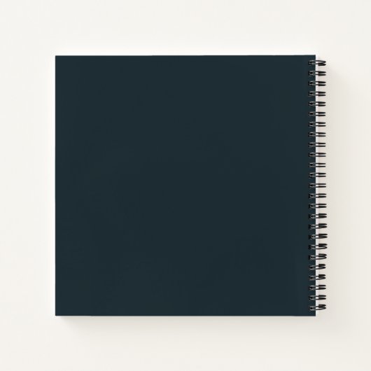 Elegant Japans blauw en wit kunstwerk | Notitieboek (Achterkant)