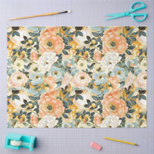 Elegant Japans Bloemen Decoupage Tissue Papier