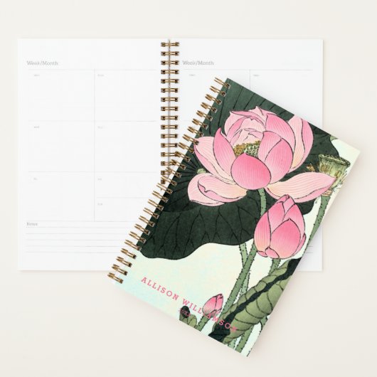 Elegant Japans Lotus Bloem -  Fine Art Planner (Display)