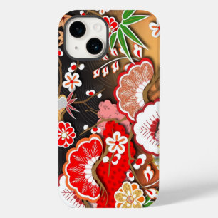 Elegant Japans najaar Kimono Case-Mate iPhone 14 Hoesje