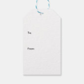 Elegant Japans patroon Favor Box Sierkussen St. Cadeaulabel (Achterkant)