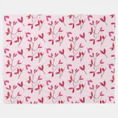 Elegant Japans Rode Maple Tree Seeds Waterverf Fleece Deken (Voorkant (Horizontaal))