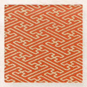 Elegant Japans Washi Origami Geometrisch Glazen Onderzetter