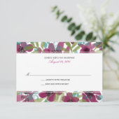 Elégant jardin de fleurs d'aquarelle | RSVP pour m (Debout devant)