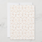 Elégant jardin d'été Faire-part de mariage floral (Dos)