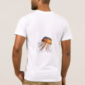 Elégant Jellyfish Marine Life T-shirt Design (Dos)