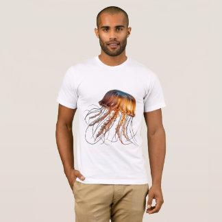 Elégant Jellyfish Marine Life T-shirt Design