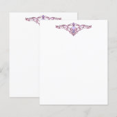Elegant jewel Letterhead (Voorkant / Achterkant)