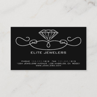 ELEGANT JEWELERS DIAMOND VISITEKAARTJE
