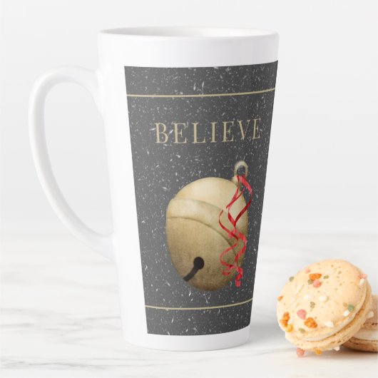 Elegant Jingle Bell, GELOOF MET sneeuw Latte Mok (In situ)