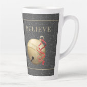 Elegant Jingle Bell, GELOOF MET sneeuw Latte Mok (Rechts)