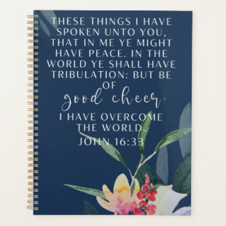 Elegant John 16:33 Bijbelprijsopgave Christelijk Planner