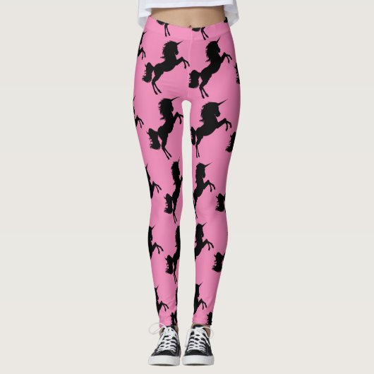 Élégant jolis leggings de licorne (Devant)