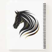 Élégant Journal avec conception de chevaux (Dos)