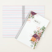 Elégant Journal de Gratitude Bouquet Floral Design (À l'intérieur)