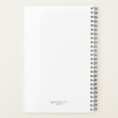 Elégant Journal de Gratitude Bouquet Floral Design (Verso)