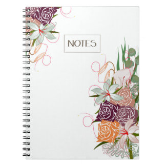 Elégant Journal de Gratitude Bouquet Floral Design