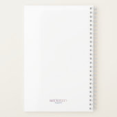 Elégant Journal de Gratitude Bouquet Floral Design (Verso)