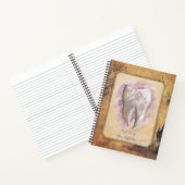 Élégant journal dentaire à l'ancienne / Carnet (Intérieur)
