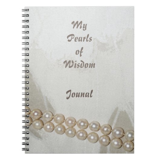 Élégant Journal des perles de sagesse (Devant)