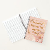 Elégant journal en or rose (Intérieur)