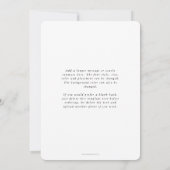 Elegant 'Joy' White Typographic Script Feestdagenkaart (Achterkant)