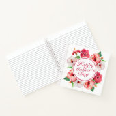 Elégant Joyeux Carnet de cadre floral Fête des Mèr (Intérieur)