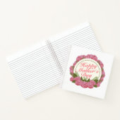 Elégant Joyeux Carnet de cadre floral Fête des Mèr (Intérieur)