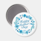 Elégant Joyeux Joyeux Magnet de la Fête des Mères  (Recto/Verso)