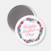 Elégant Joyeux Joyeux Magnet de la Fête des Mères  (Recto/Verso)