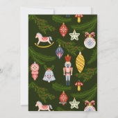 Elégant Joyeux Noël 3 Photo Carte Famille (Dos)