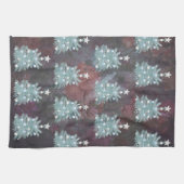 Élégant Joyeux Noël Arbre Serviette de cuisine (Horizontal)