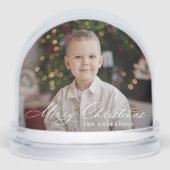 Élégant Joyeux Noël Calligraphie Script 2 Photo (Avant)