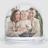 Élégant Joyeux Noël Calligraphie Script 2 Photo (Arrière)