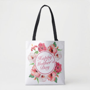 Elégant Joyeux Sac fourre-tout de cadre floral Fêt