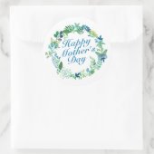 Elégant Joyeux Sticker Floral Fête des Mères (Sac)