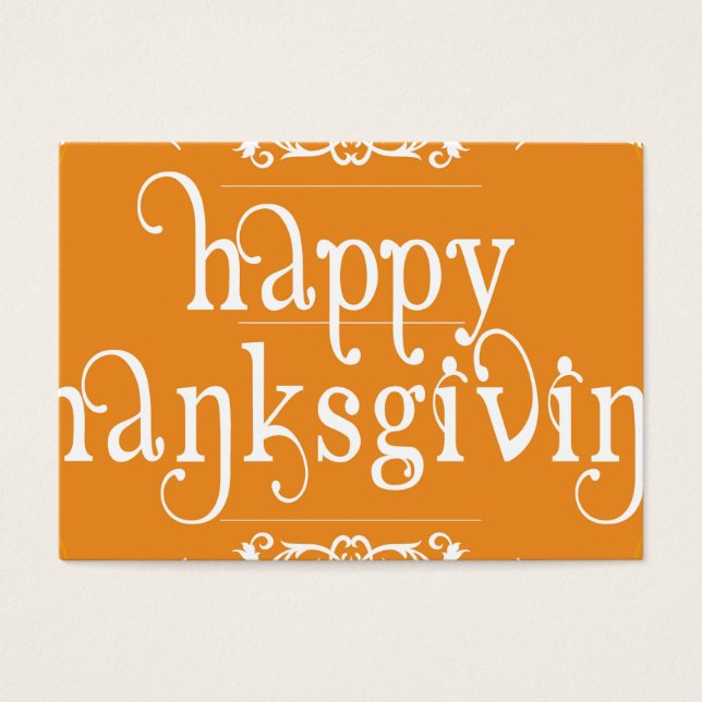 élégant joyeux thanksgiving (Devant)
