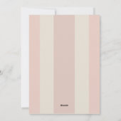 Elegant Joyful Stripe Happy Family Photo Christmas Feestdagenkaart (Achterkant)