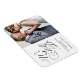 Elegant Jubileum Vow Renewal Fotouitnodiging Magneet (Rechterzijde)