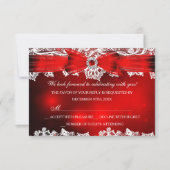 Elegant Kant & Boog Kerstvakantie RSVP (Voorkant)