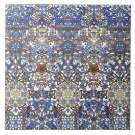 Elegant kant patroon in edele kleuren-Art Nouveau Tegeltje