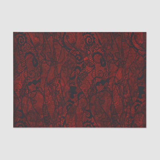 Elegant  kantbehang tissuepapier (Voorkant)